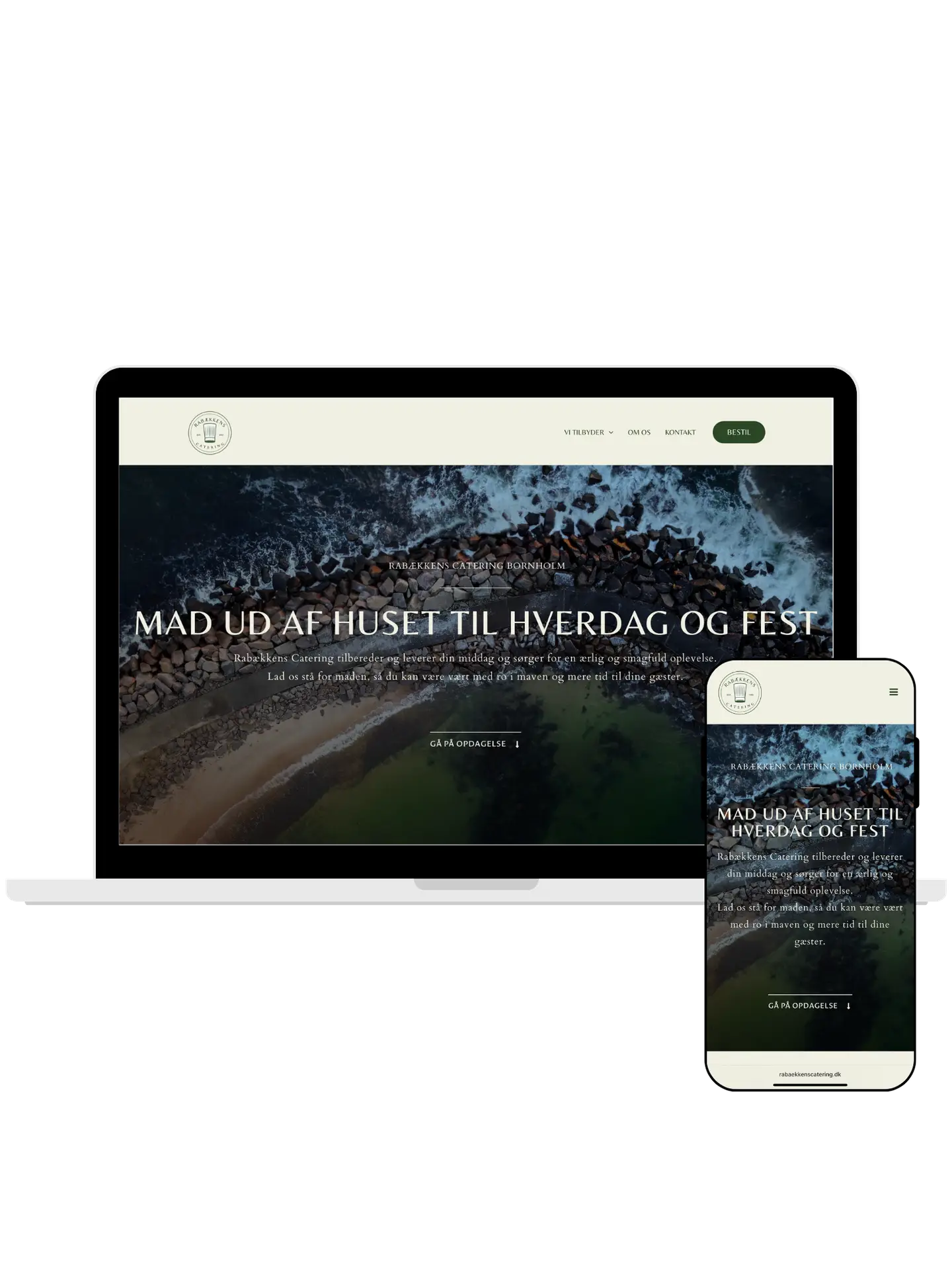Webdesign til Rabækkens Catering
